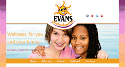Desktop Screenshot of evansortho.com